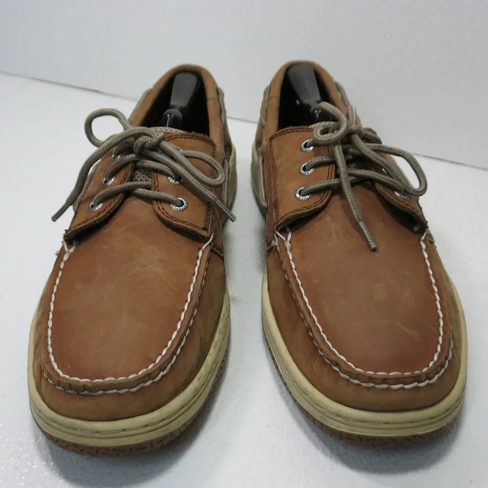Sperry Top-Sider Men's Nubuck Leather Deck Boat Men's Footwear Shoes Size 11 W